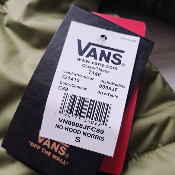VANS NEW No Hood Norris MTE-1 Puffer Jacket - Picture 13 of 15